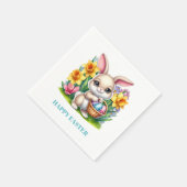 Serviette En Papier Easter Bunny Paper Napkins (Coin)