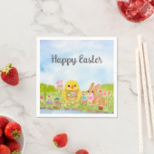 Serviette En Papier  Easter Egg Brunch Chick Easter Bunny Party (En situation)