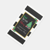 Serviette En Papier Eat Drink And Be Merry Christmas Party (Coin)
