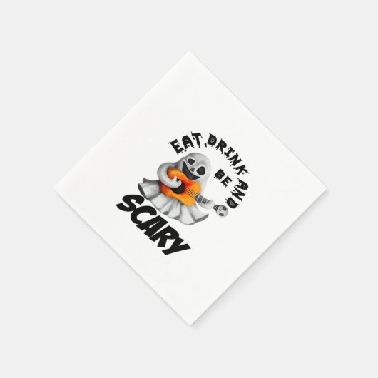 Serviette En Papier Eat Drink And Be Scared Minimal Clean (Coin)