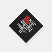 Serviette En Papier Eat Sleep Crossword Puzzle Repeat Puzzler Brain Te (Coin)