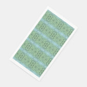 Serviette En Papier Eau aquatique tropicale (Coin)
