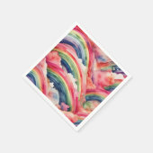 Serviette En Papier eau arc-en-ciel (Coin)