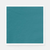 Serviette En Papier Eau bleu caraïbe noire turquoise (Devant)