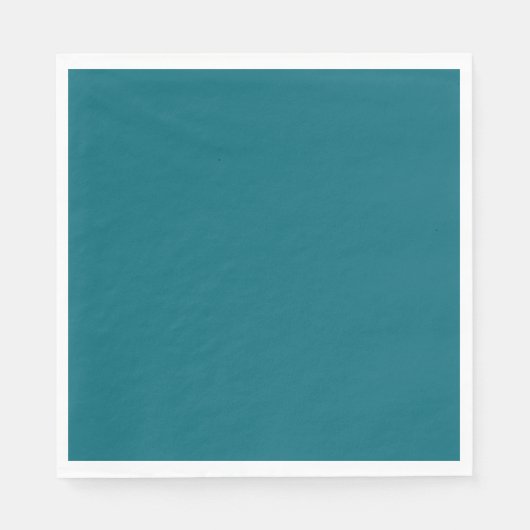 Serviette En Papier Eau bleu caraïbe noire turquoise (Devant)