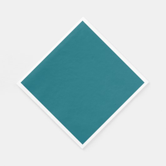 Serviette En Papier Eau bleu caraïbe noire turquoise (Coin)