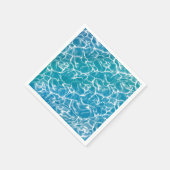 Serviette En Papier Eau bleue* (Coin)