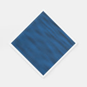 Serviette En Papier Eau Bleue Foncé Ondes (Coin)