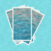 Serviette En Papier Eau Bleue Tropicale Aqua