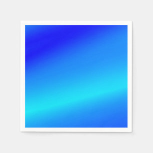 Serviette En Papier Eau claire bleu cuivre pastel abstrait