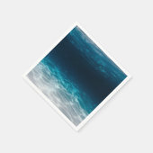Serviette En Papier Eau de mer sous la mer (Coin)