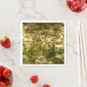 Serviette En Papier Eau de sources chaudes Green-Gold Nature (En situation)