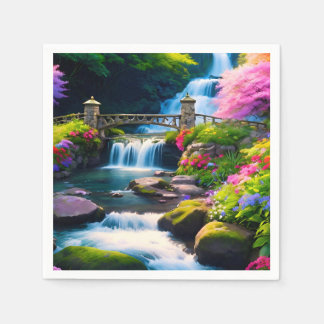 Serviette En Papier Eau du printemps 1