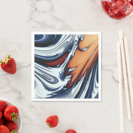 SERVIETTE EN PAPIER EAU NAVIGABLE (En situation)