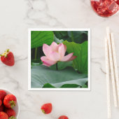 Serviette En Papier Eau rose (En situation)