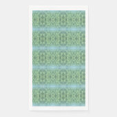 Serviette En Papier Eau tropicale aquamarine (Devant)