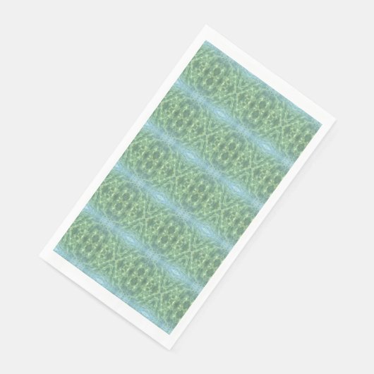 Serviette En Papier Eau tropicale aquamarine (Coin)
