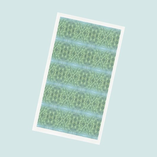 Serviette En Papier Eau tropicale aquamarine