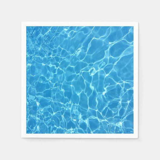 Serviette En Papier Eau turquoise (Devant)