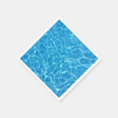 Serviette En Papier Eau turquoise (Coin)