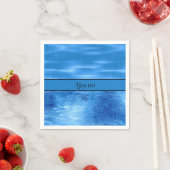 Serviette En Papier Eaux bleues (En situation)