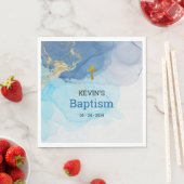 Serviette En Papier Eaux vivantes Baptême chrétien orthodoxe (En situation)