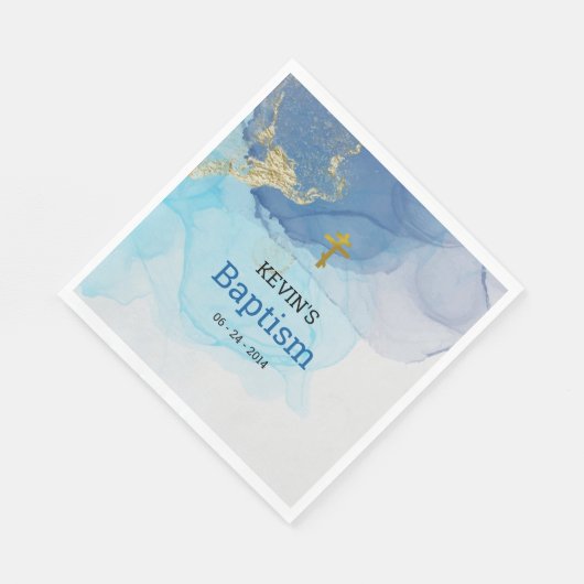 Serviette En Papier Eaux vivantes Baptême chrétien orthodoxe (Coin)