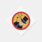 Serviette En Papier Ebenezer Scrooge Bah ! Humbug ! (Coin)