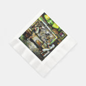 Serviette En Papier Éblouissant (Coin)
