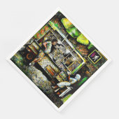 Serviette En Papier Éblouissant (Coin)