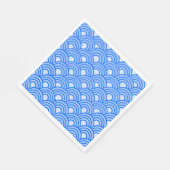 Serviette en papier Écailles céruléennes (Coin)