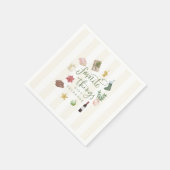 Serviette En Papier Échange de cadeaux de Noël (Coin)