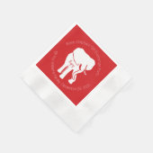 Serviette En Papier Échange de cadeaux White Elephant Fête de Noël (Coin)