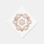 Serviette En Papier Échange de cookies de Noël (Coin)