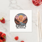 Serviette En Papier Échapper à l'ordinaire - Nature Aventure (En situation)