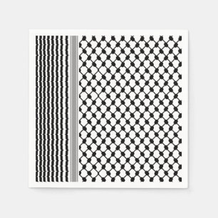 Serviette En Papier Écharpe folklorique palestinienne Hatta Keffiyeh K