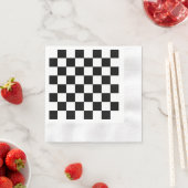 Serviette En Papier Échecboard (En situation)