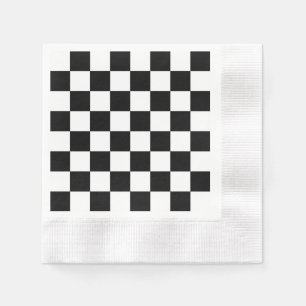 Serviette En Papier Échecboard