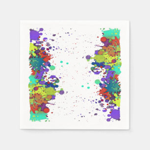 Serviette En Papier ÉCLABOUSSURE DRÔLE I DE COULEUR + vos idées