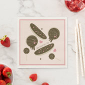 Serviette En Papier Eclair Donuts Cake Pops Saint Valentin (En situation)
