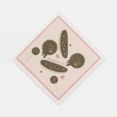 Serviette En Papier Eclair Donuts Cake Pops Saint Valentin (Coin)