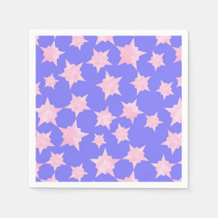 Serviette En Papier Éclatement cosmique rose