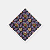 Serviette En Papier Éclatement psychédélique (Coin)