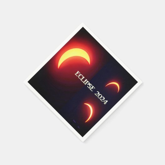 Serviette En Papier Eclipse 2024 (Coin)