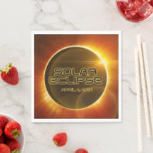 Serviette En Papier Éclipse solaire (En situation)