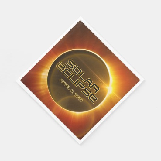 Serviette En Papier Éclipse solaire (Coin)