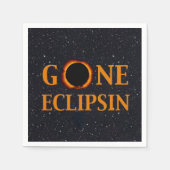 Serviette En Papier Éclipse solaire ECLIPSIN (Devant)