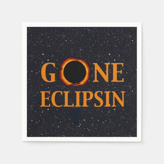 Serviette En Papier Éclipse solaire ECLIPSIN (Devant)