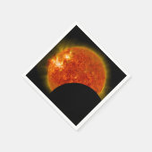 Serviette En Papier Éclipse solaire en cours (Coin)
