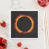 Serviette En Papier Éclipse solaire quasi totale (En situation)
